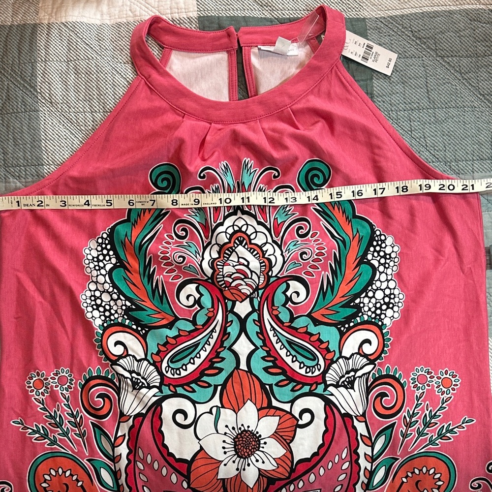 New York & Company Pink Paisley Print Dress – XL Petite – NWT - Picture 10 of 10